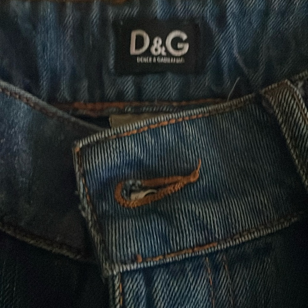 Dolce and Gabbana blue jeans